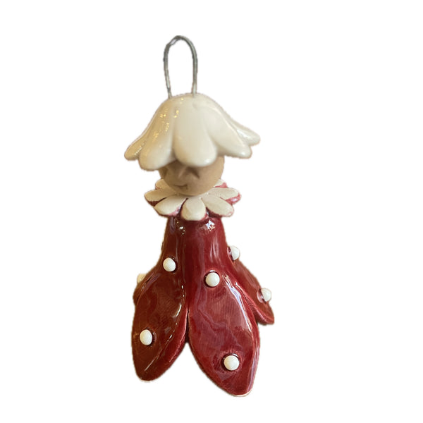 Flower Fairy Ceramic 6cm high with rod