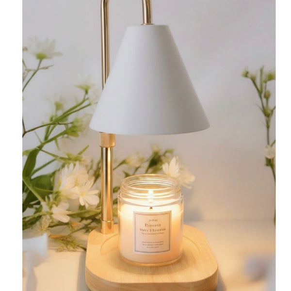 Candelino (Candle Warmer ) Soft Heat Diffuser Candle Scented Wax Melt (With Extendable Arm)