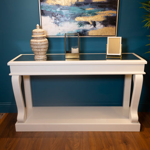 Scroll Ivory Console Table 140cm