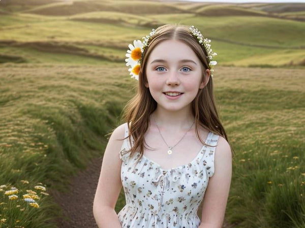 Daisy Necklace by Kilkenny Silver