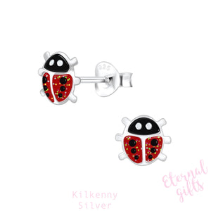 Ladybird Earrings by Kilkenny Silver