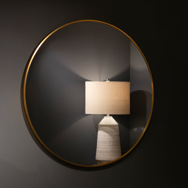 The Modena Gold Mirror 90cm