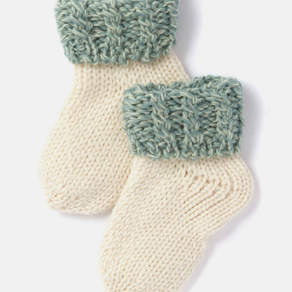 Trá Beag Baby Aran Sock