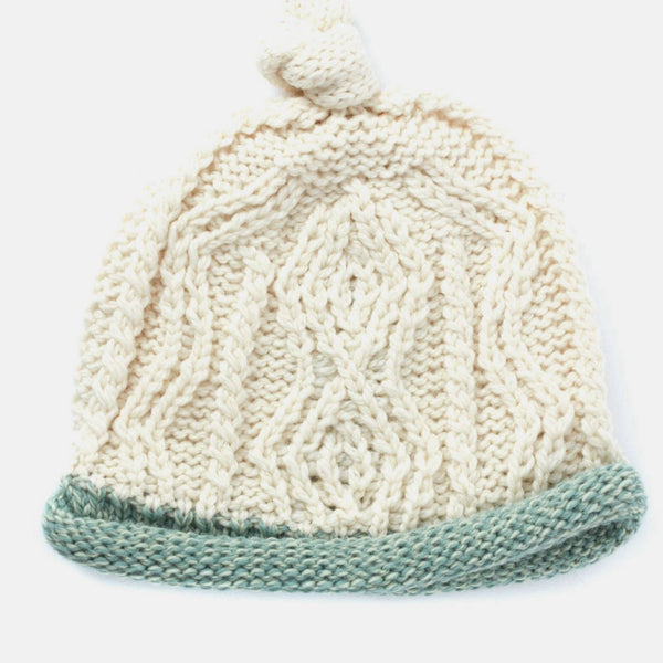 Trá Beag Baby Aran Hat