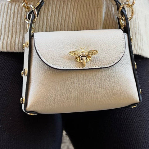 Cassette- L’Abeille Bag Creamy White