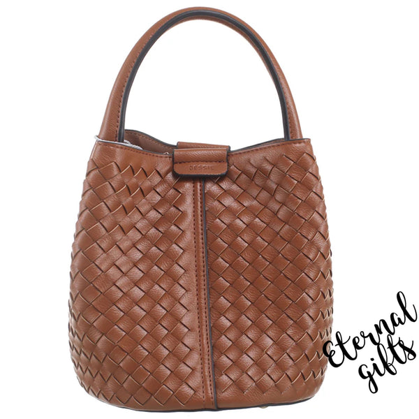 The Ava in Tan by Bessie (2 in 1 bag)