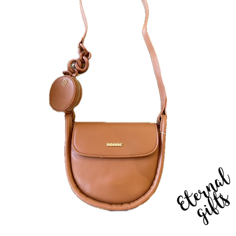 The Cole in Tan Crossover with purse by Bessie