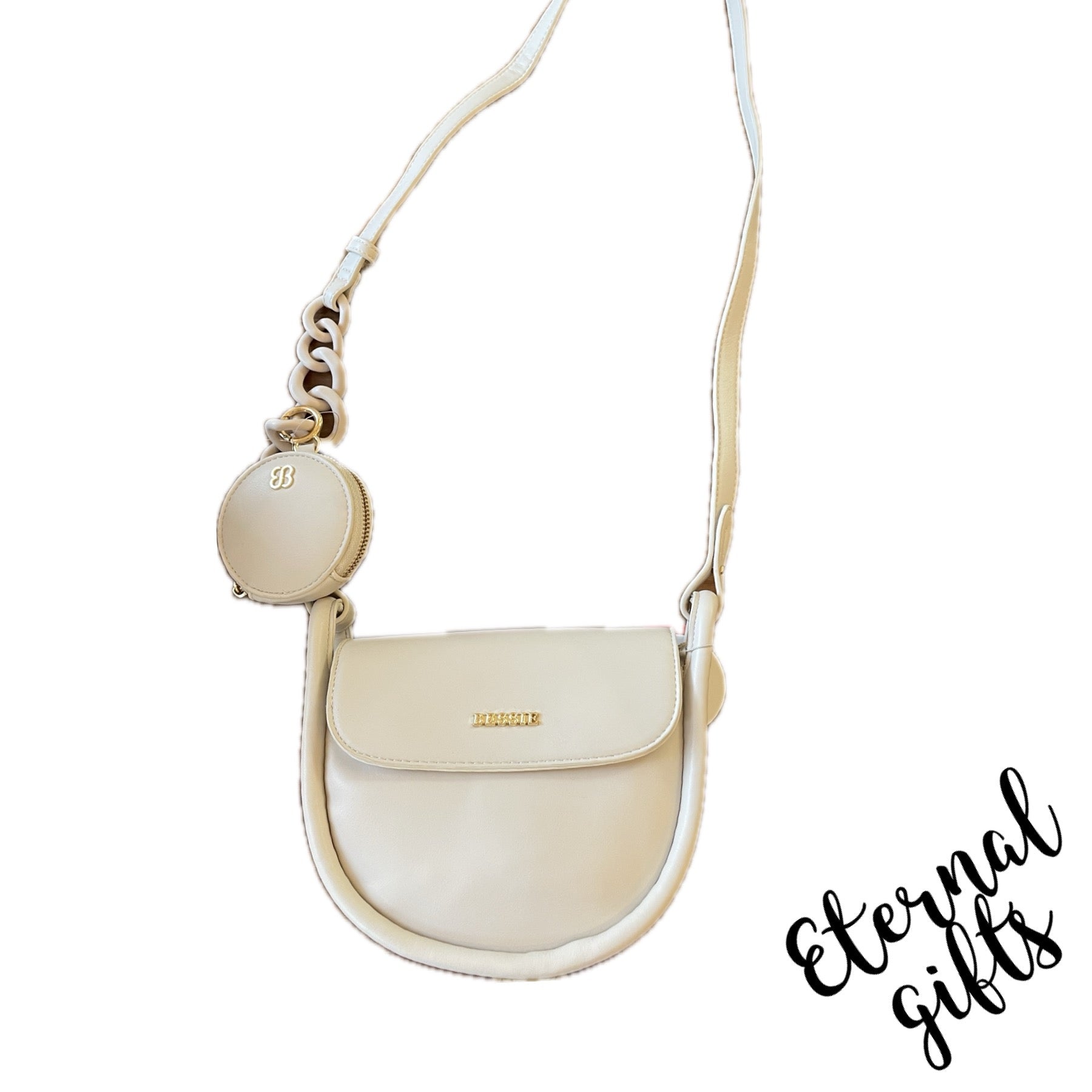 The Cole in Cream Crossover with Purse by Bessie