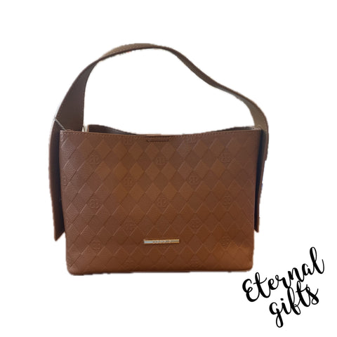 The Fiona (2 in 1 ) Tote Bag in Tan by Bessie