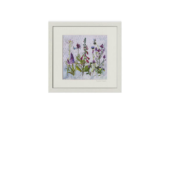 Wildflowers 'Purples' Print by Annabel Langrish