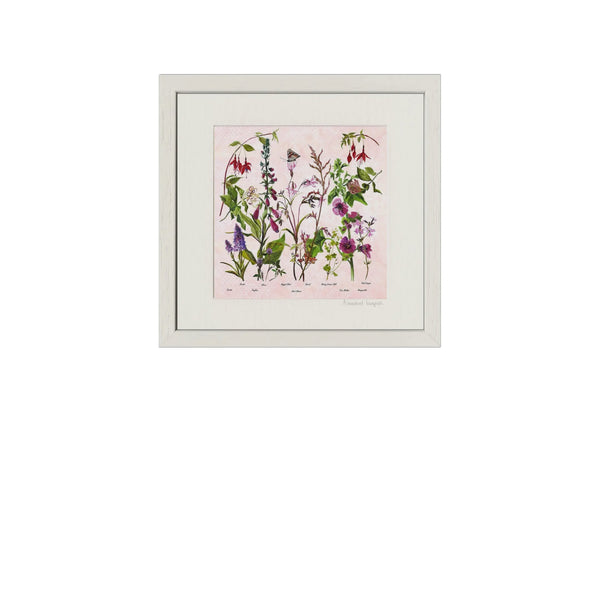 Wildflowers 'The Pinks' Print Frames by Annabel Langrish