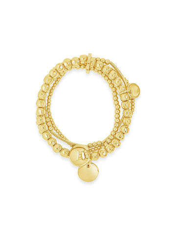 Triple Layer Beaded Bracelet