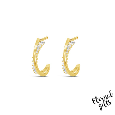 Hoop Earrings 15mm Gold by Absolute Jewellery