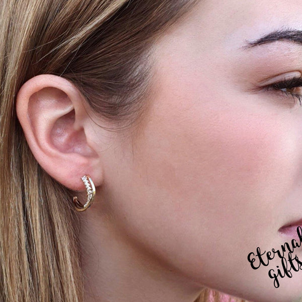 Hoop Earrings 15mm Gold by Absolute Jewellery