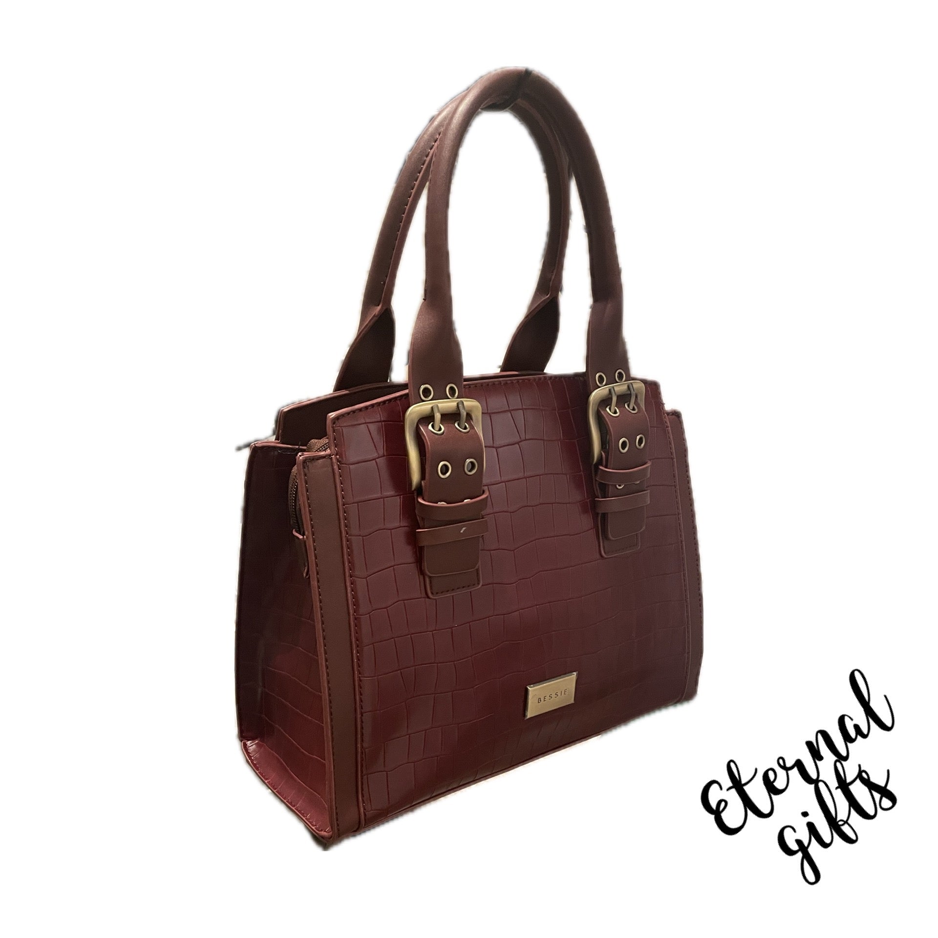 The Lisa Handbag in Oxblood by Bessie