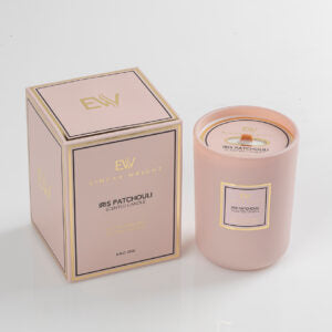 IRIS PATCHOULI SCENTED CANDLE 8.8oz /250g by Eimear Wright Candles