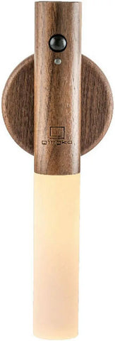 Smart Baton Light Natural Walnut Wood by Gingko Design