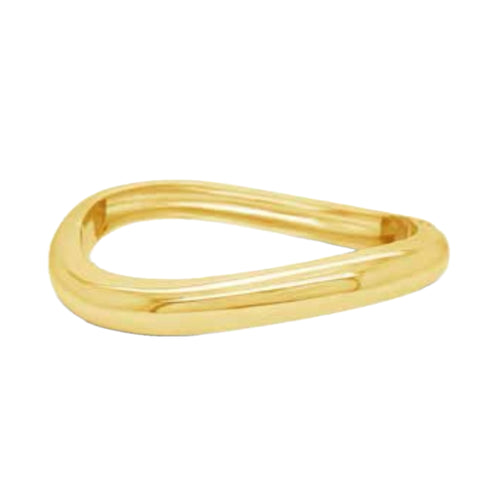 Chunky Gold Bangle by Ansolute Jewellery