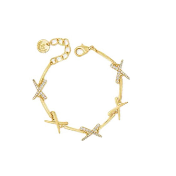 Gold and Diamond Earrings by Absolute