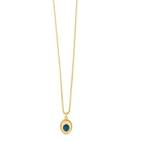 Long Gold and Midnight Blue by Absolute Jewellery