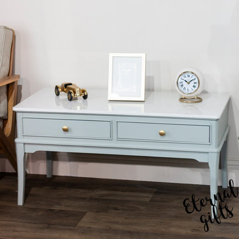 Sage and Marble Coffee Table