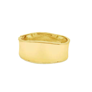 Chunky Gold Bangle by Absolute Jewellery