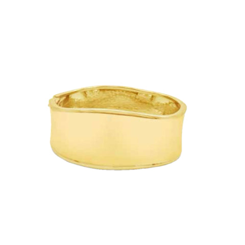 Chunky Gold Bangle by Absolute Jewellery