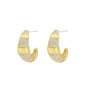 Mixed Gold Earring by Absolute Jewellery