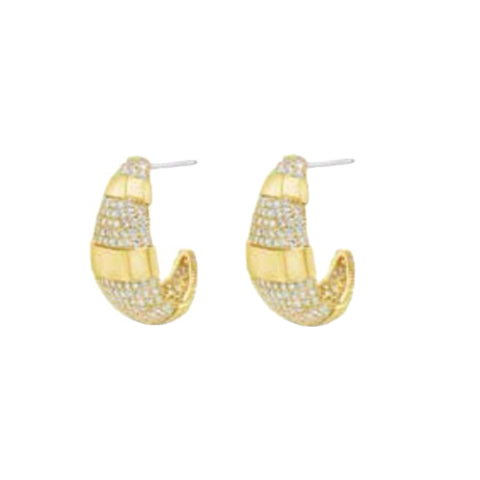 Mixed Gold Earring by Absolute Jewellery