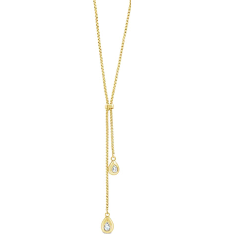 Long Double Chained Pendants By Absolute Jewellery