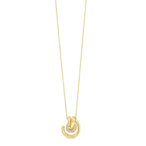 Long Diamond Encrusted pendant 30” by Absolute Jewellery