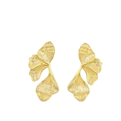 Statement large Gold Earrings by Absolute Jewellery