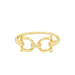 Entwined Stirrup Bangle by Absolute Jewellery