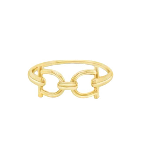 Entwined Stirrup Bangle by Absolute Jewellery