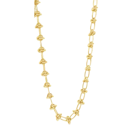 Knot Chain in Gold by Absolute Jewellery