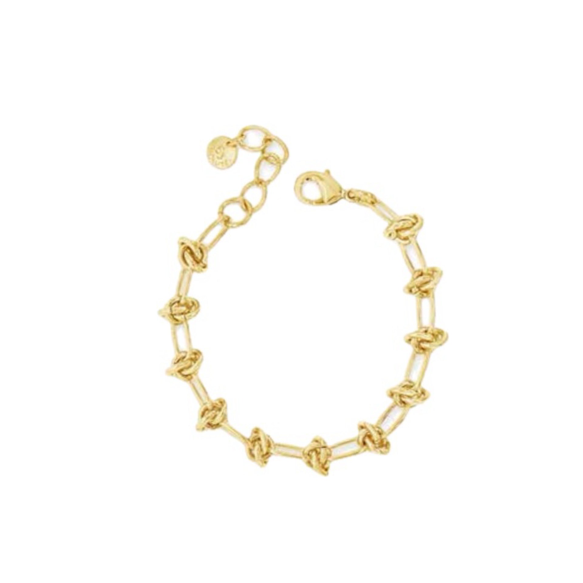 Knot Bracelet in Gold by Absolute Jewellery