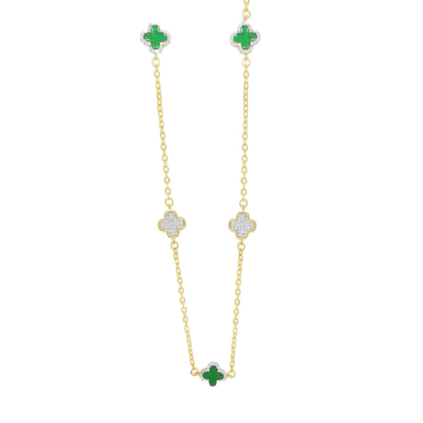 Emerald / Malachite Necklace by Absolute Jewellery