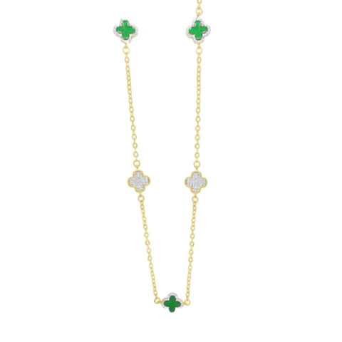 Emerald / Malachite Necklace by Absolute Jewellery