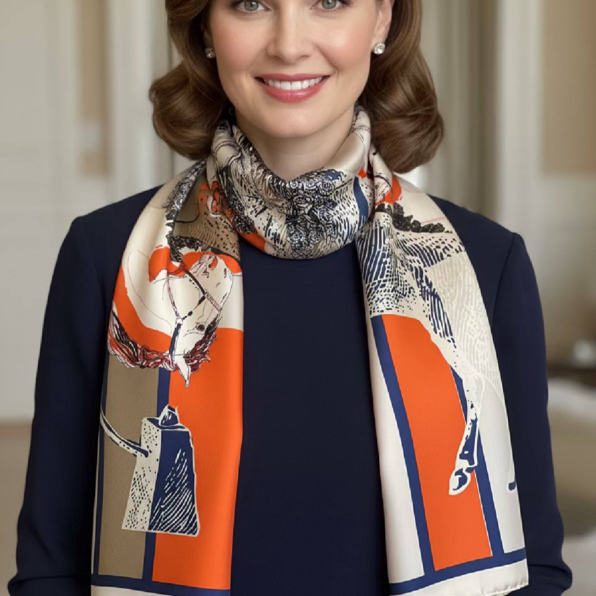 Fiorintino  Paleo Dress Scarf