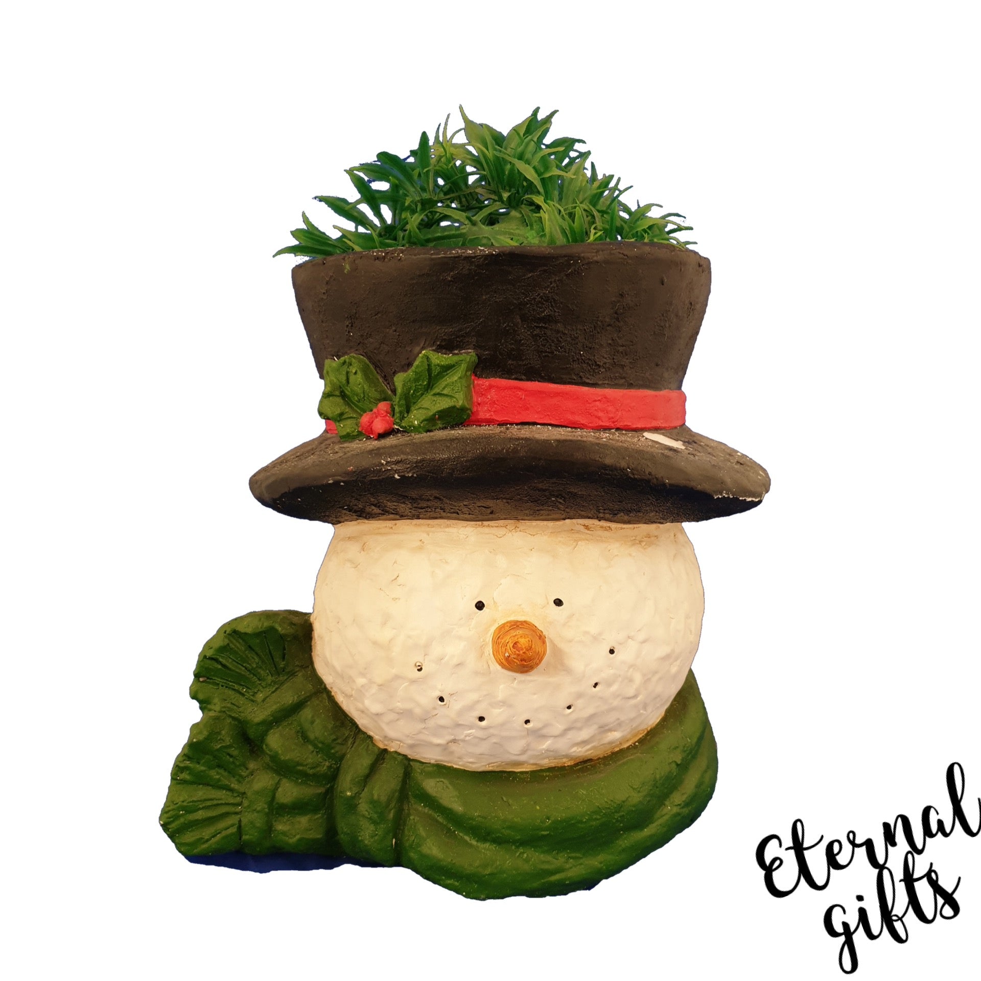 Snowman Planter