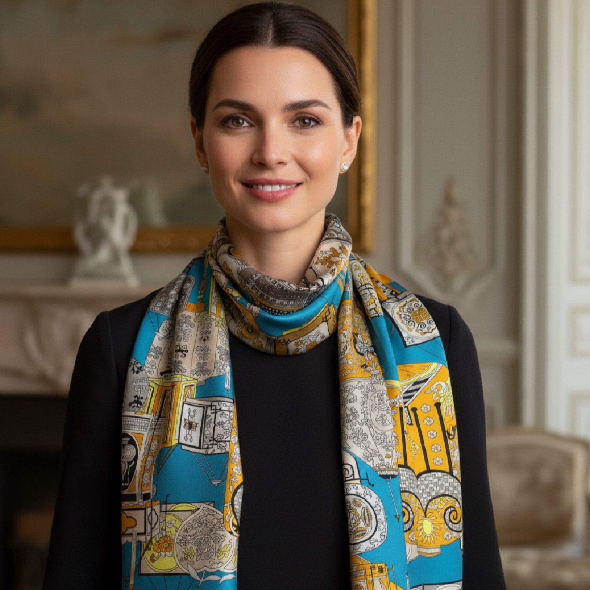 Oriental Dress Scarf