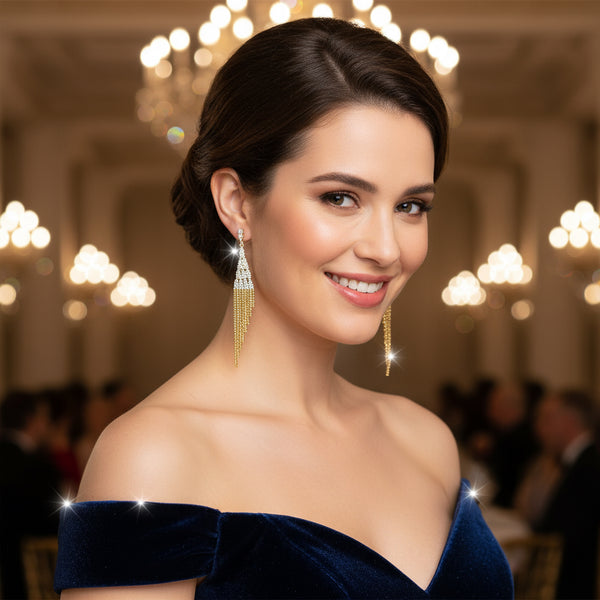 Chandelier Dress Earrings by Absolute Jewellery