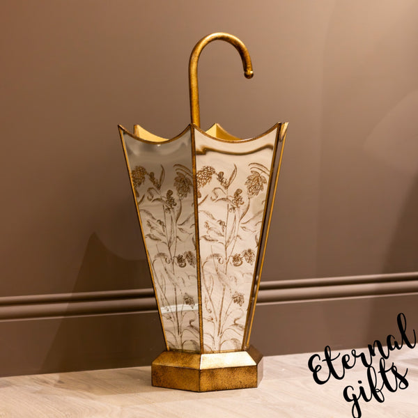 Vela Umbrella Stand Gold