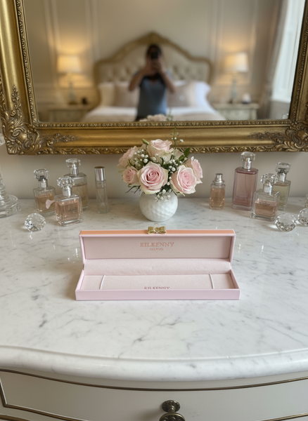 ‘S’ Initial Charm Bracelet in Gold by Kilkenny Silver