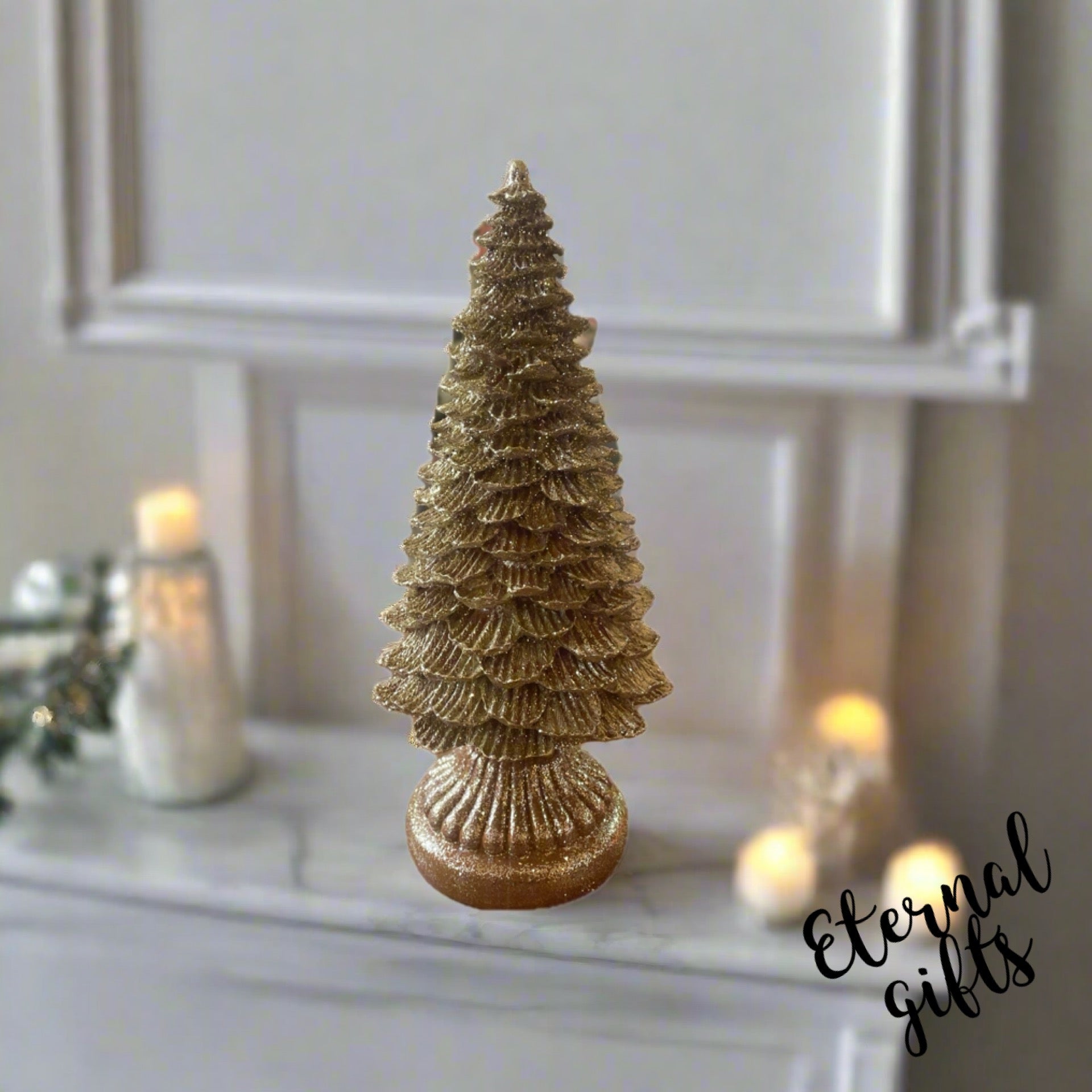 Gold Footed Christmas Tree