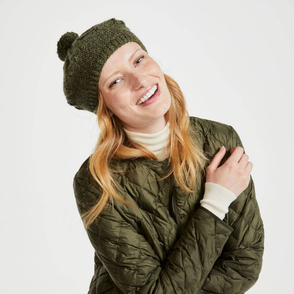 Farragh Aran Adult Beret - Green