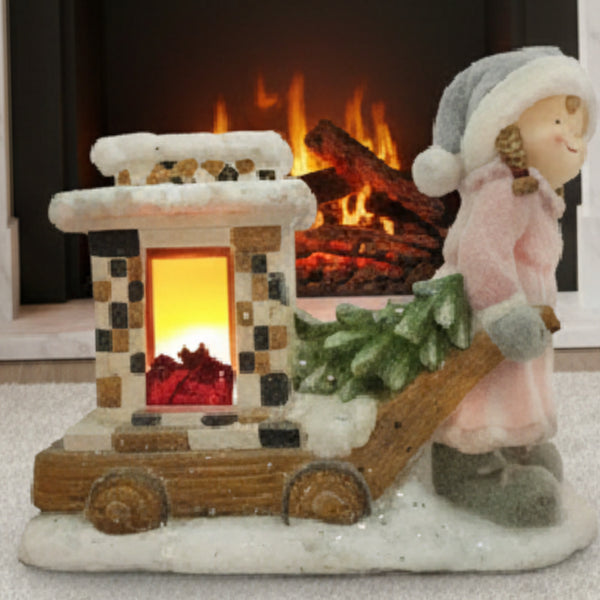Fireplace in Wheelbarrow Molly From The Colly & Molly Collection