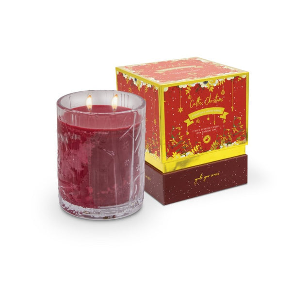 Cinnamon & Winter Berries Double Wick Candle by Celtic Candles