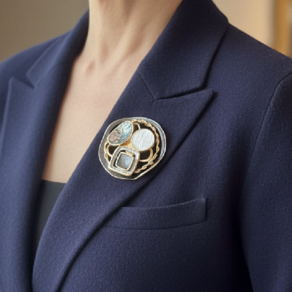 Greys Multicoloured Magnetic Brooch