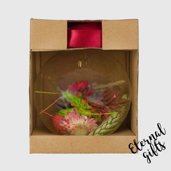 Dried Flower Christmas Bauble boxed